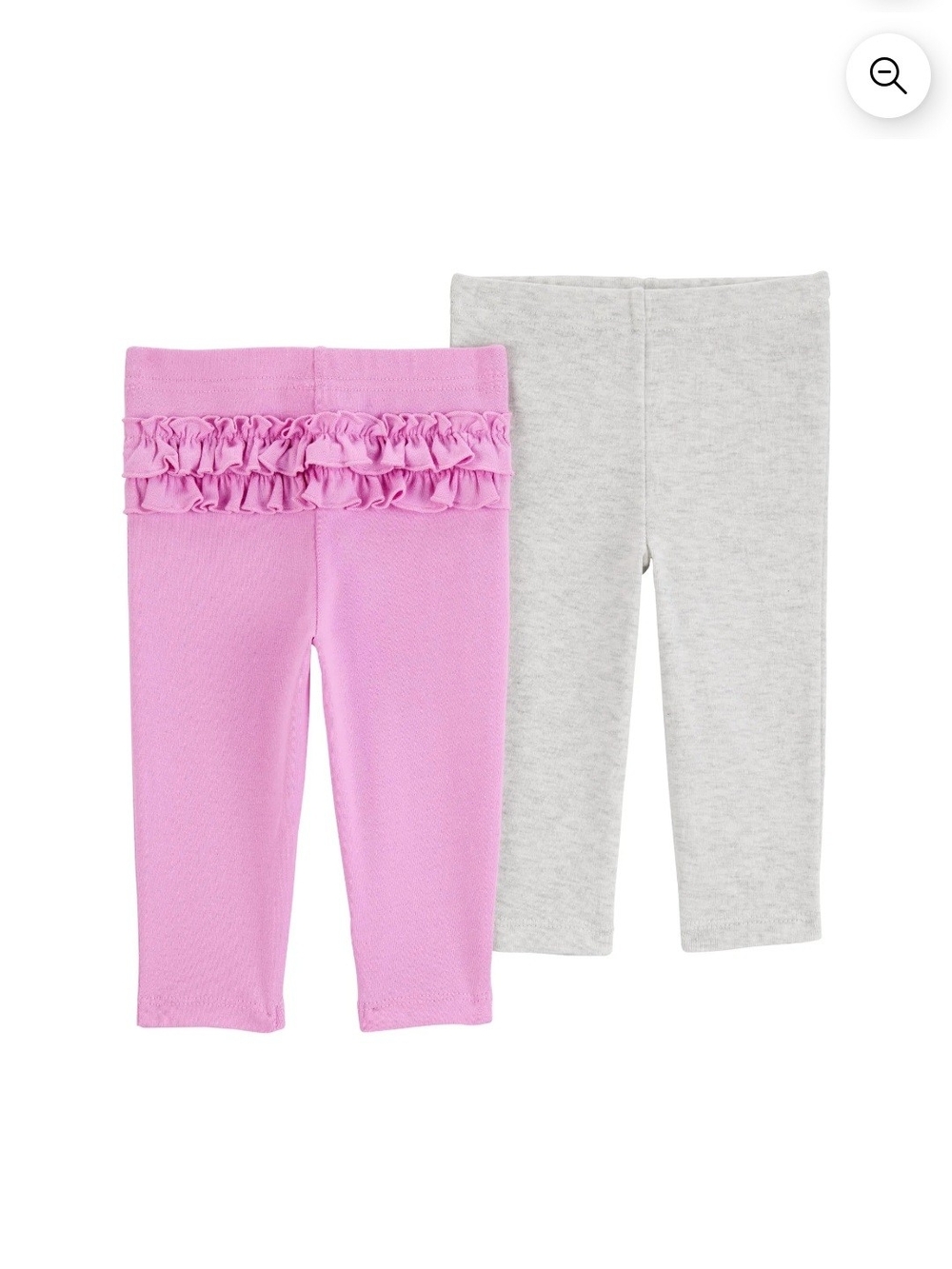 NWT Carter's Baby Girl Ruffle Leggings Set 2-Pack Size 12M